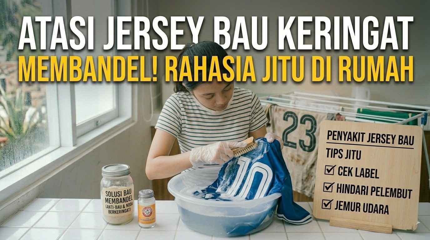Tantangan dalam Atasi Jersey Bau Keringat Membandel