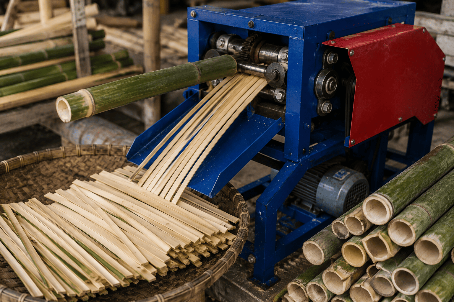 solusi tingkatkan produksi kerajinan bambu